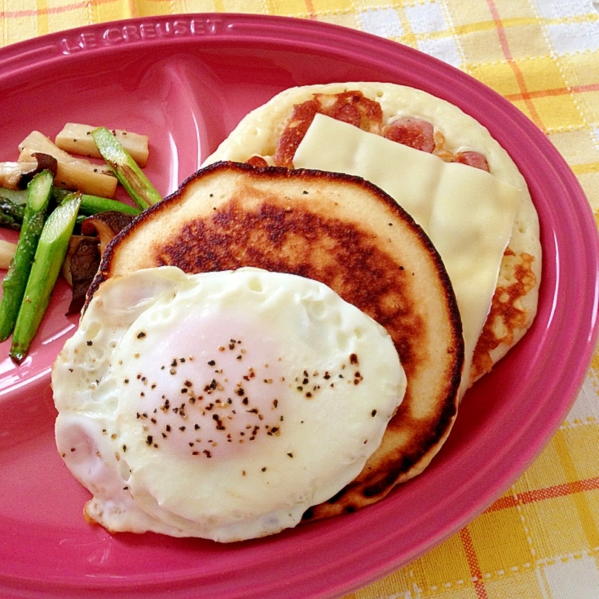 カフェ風 甘くないパンケーキ レシピ 作り方 By ゆず茶55 楽天レシピ カフェ風 甘くないパンケーキ レシピ 作り方 By ゆず茶55 楽天レシピ